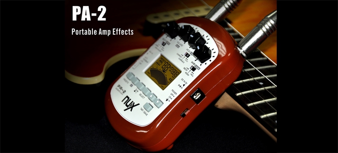 NUX PA-2 Portable Acoustic Guitar Effects Processor