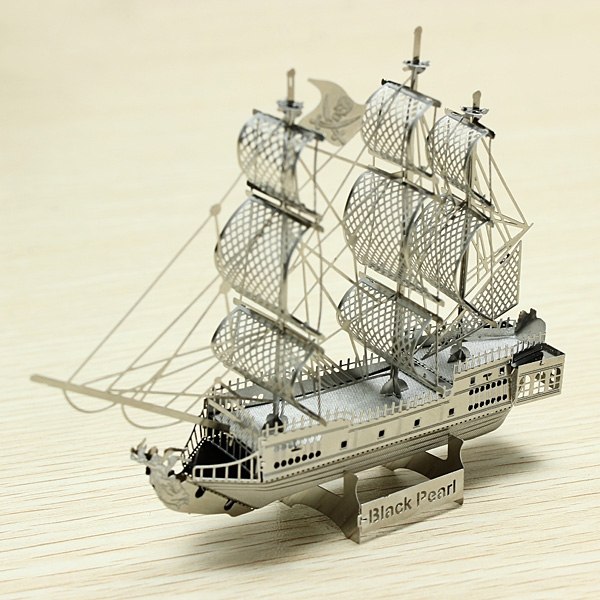 ZOYO Black Pearl Pirate Ship DIY 3D Laser Cut Models Puzzle