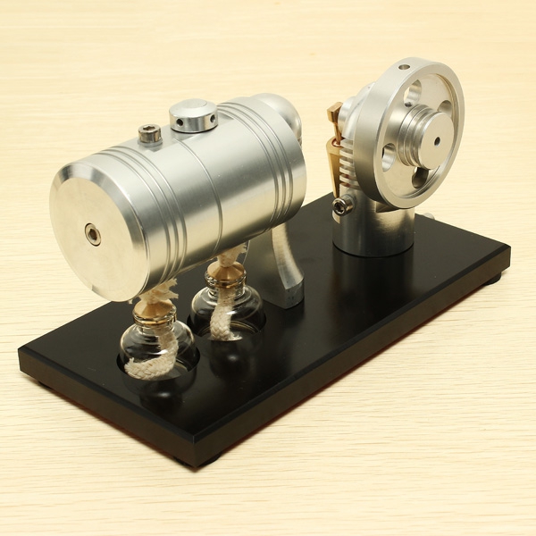 K005 Hot Air Stirling Engine Motor Generator Education Toy Kits 