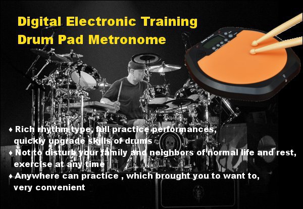 Digital Electronic Drum Pad for Training Practice Metronome