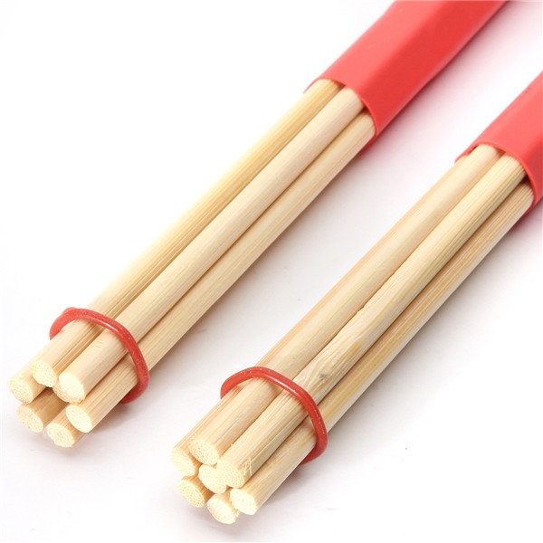 2pcs Bamboo Drum Brushes Bundle Jazz Drum Sticks