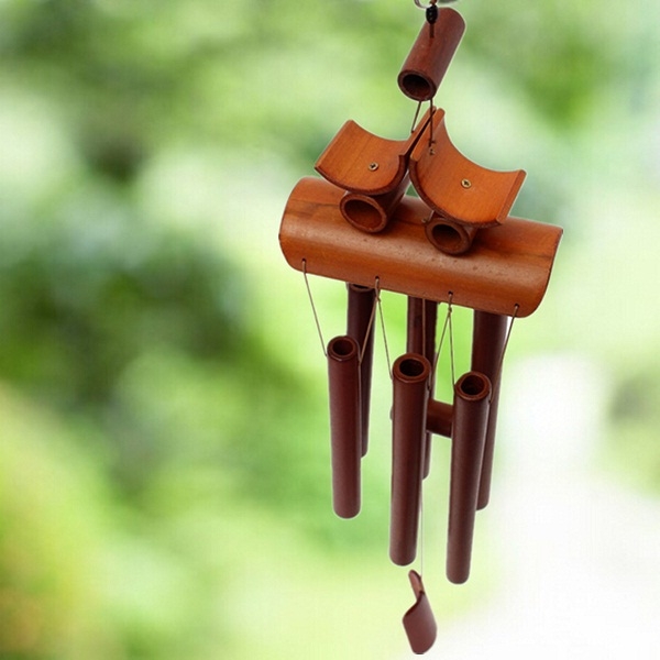 6 Tubes Bamboo Wind Chime Ornament