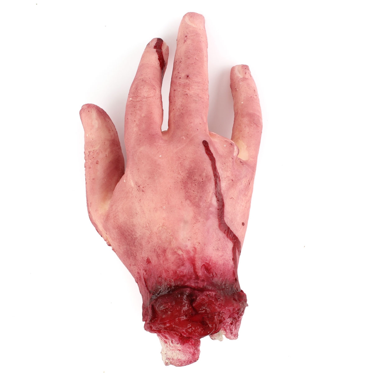 Halloween Party Prop Scary Horror Blood Fake 4 Fingers Broken Hand