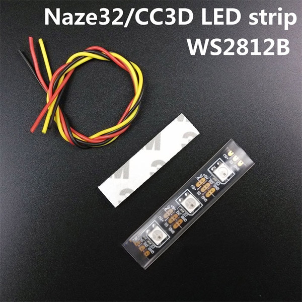 Naze32 CC3D SP Racing F3 LED Strip Alarm LED WS2812B RGB For QAV250 RC Drone