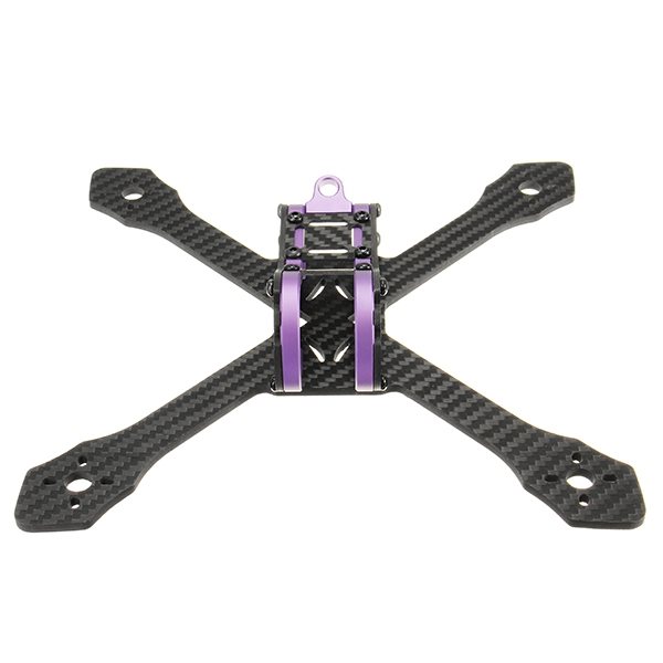 Realacc Purple215 215mm 4mm Arm Thickness Carbon Fiber Frame Kit for Multirotor 