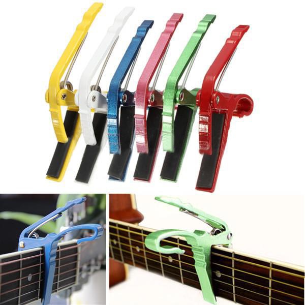 Electric or Acoustic Guitar Capo Quick Change Trigger Key Clamp