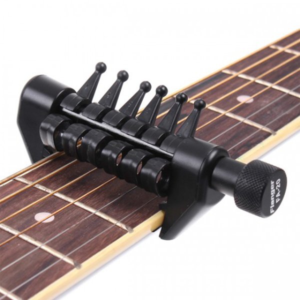 Electric Guitar Tuning Capo Acoustic Flanger Flexi-Capo FA20 Portable
