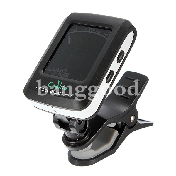 Digital LCD Clip On Electronic Acoustic Guitar Tuner