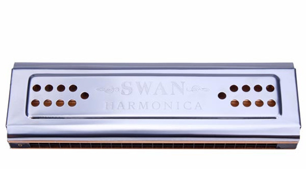 Swan 24 Holes Key Of C And G Double-side Tremolo Harmonica