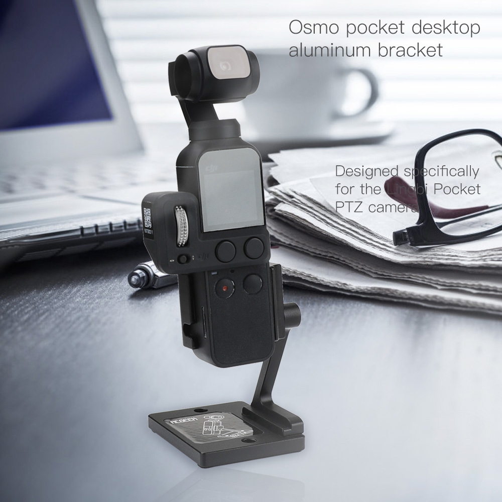 Desktop Stand Holder Bracket Aluminium Bracket Display Stand for DJI Osmo Pocket Accessories Gimbal Handheld Stabilizer Bracket