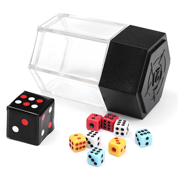 Magic Trick Prop Explosion Dice Color Change Size With Instruction