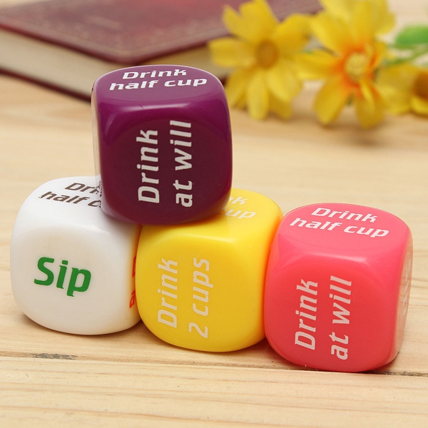 Funny Drinking Dice Game Rolling Decider Party Bar Pub Adult Gift Toy