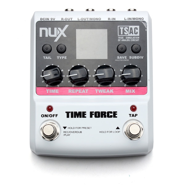 NUX Time Force Multi Digital Delay 11 Effects Guitar Effect Pedals