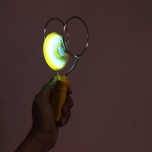 Magnetic Colorful Light-emitting Gyro Magic Hand Yoyo 