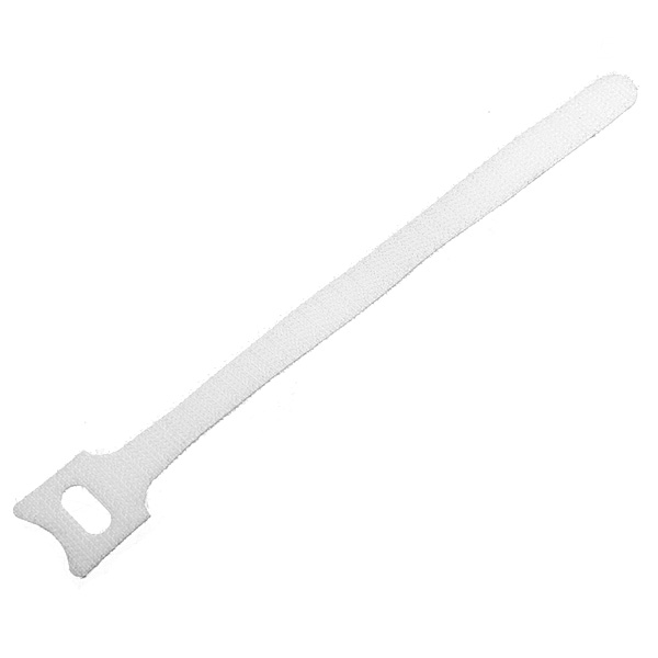 10x Velcro Cable Tie  Re-usable Hook & Loop Cable Tidy Wire White