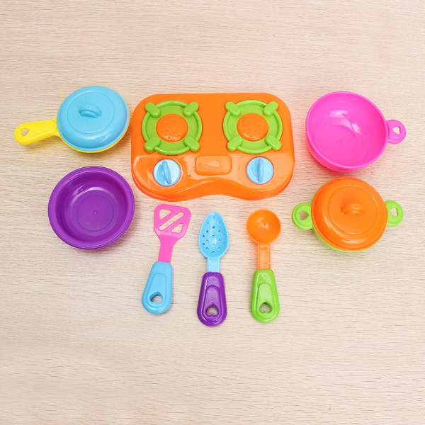 10pcs/set Educational DIY Play Toy Child Kitchen Toys Set Classic Toys