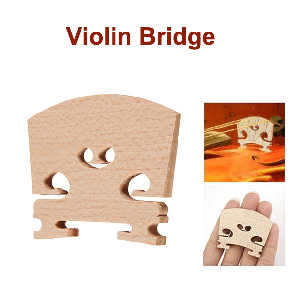 Violin Bridges Fiddle Maple Wood Laser Cut for 4/4 Size