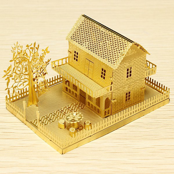 PIECECOOL Little House DIY 3D Laser Cut Models Puzzle