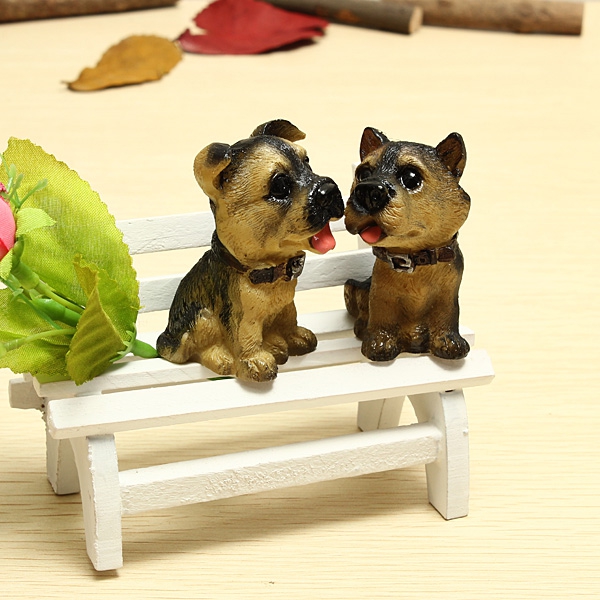 Mini Wooden Long Chair Furniture Photo Props Art Crafts