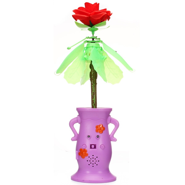 Remote Control Toy Flying Rose Flying Flower Novel Gift