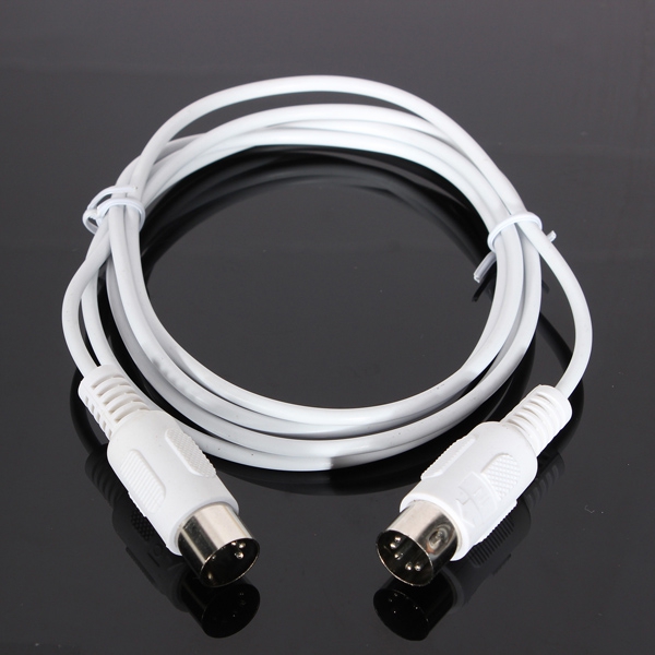MIDI Male to Male Extension Music Cable 5 Pin Double Connections