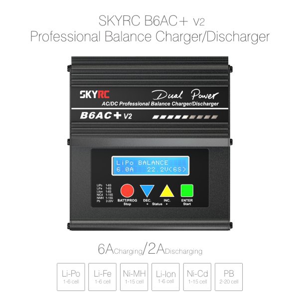 SKYRC B6AC+ V2 Professional Balance Charger/Discharger