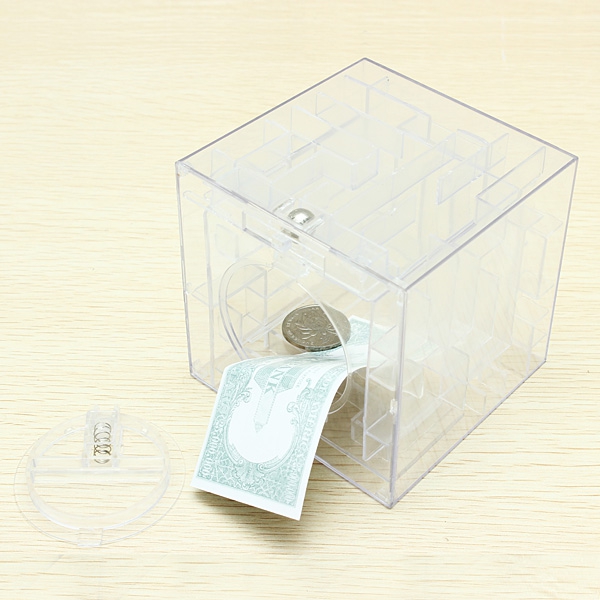 New Money Maze Bank Saving Coin Gift Box 3D Puzzle Game