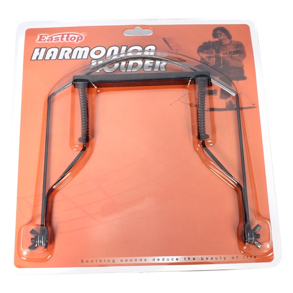 10 Holes Easttop Bruce Adjustable Bracket Harmonica Holders