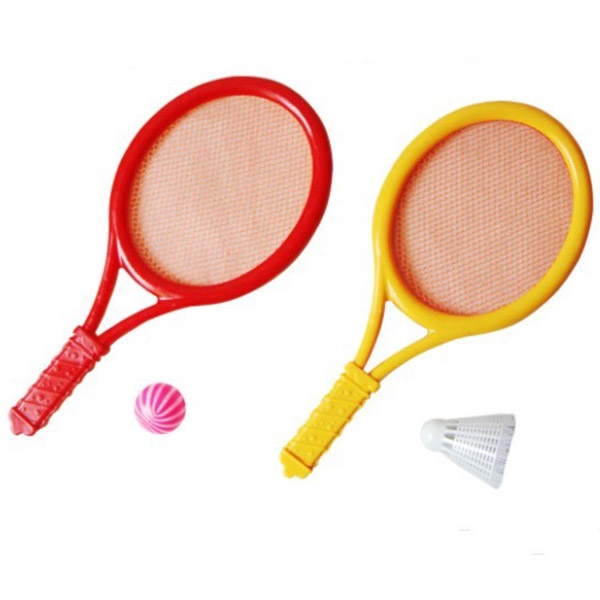 Children Outdoor Sport Toy Plastic Badminton Set Tennis Set