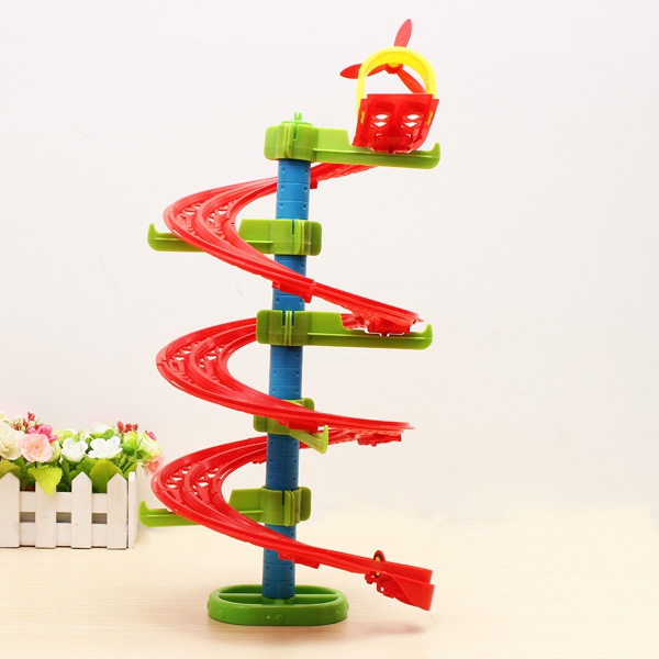 Jumping Beans Spirality Shape Rail DIY Building Blocks Education Toy