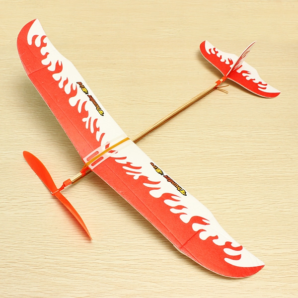 Thunderbird Teenagers Aviation Model Planes Powered By Rubber Band    