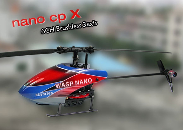 Skyartec WASP NANO CPx 3D  Brushless RC Helicopter RTF with Color Box