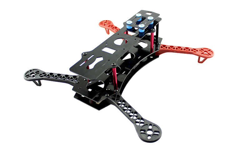 BOILING FPV F250 250mm Frame Kit With Red & Black &White Arm For RC Quadcopter