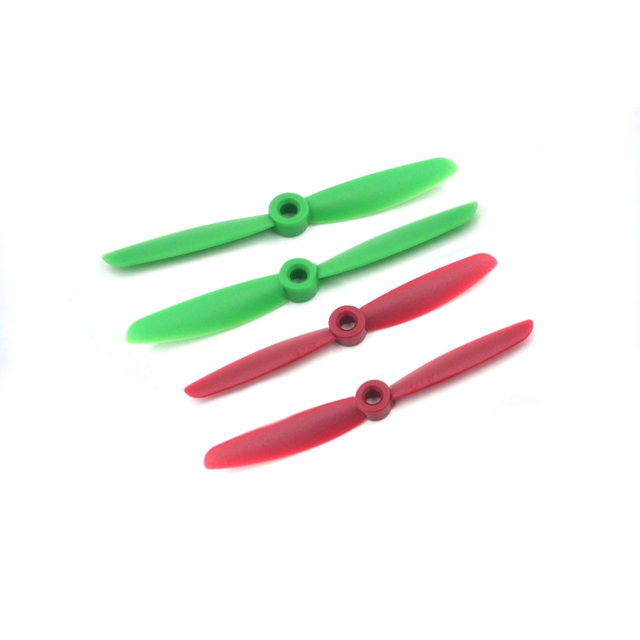 2 Pairs DYS 4045 CW CCW Propeller Red Green for 250 Frame Kit