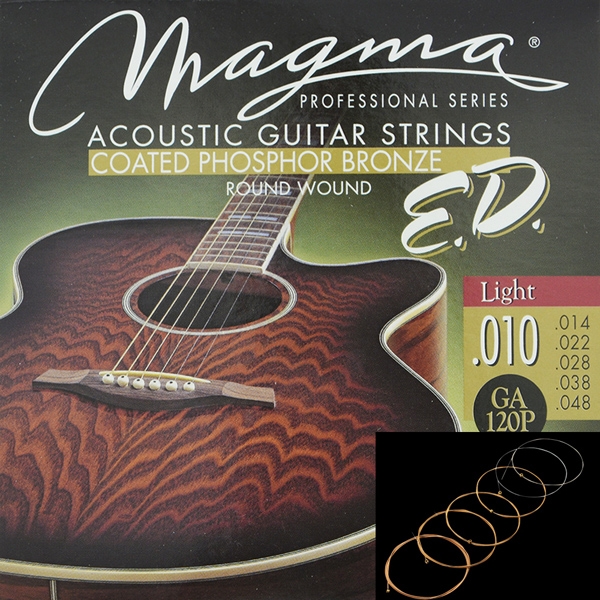 MAGMA Acoustic Guitar Strings Phosphor Bronze GA120P GA140P GA150P
