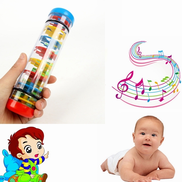 Baby Rainmaker Tube Shaker Music Sensory Auditory Sound Instrument Education Toy