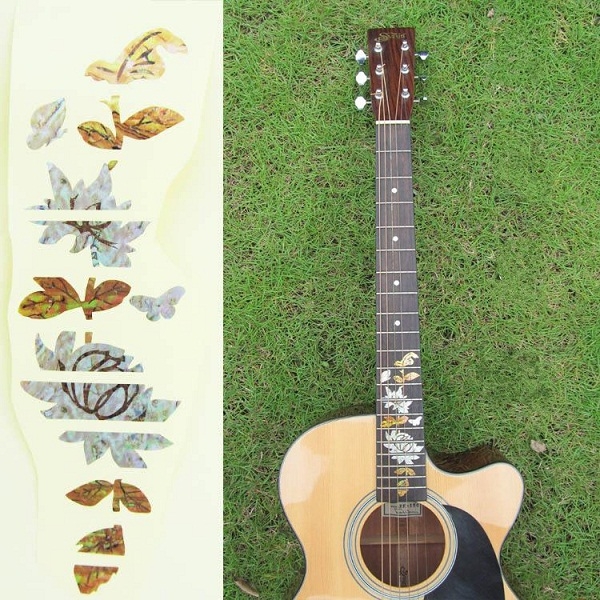 Electric Acoustic Guitar Carved Fretboard DIY Sticker