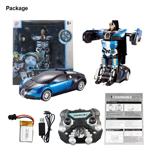 JIAQI T663 2.4G RC Remote Control Deformation Car Robot Price 35.71