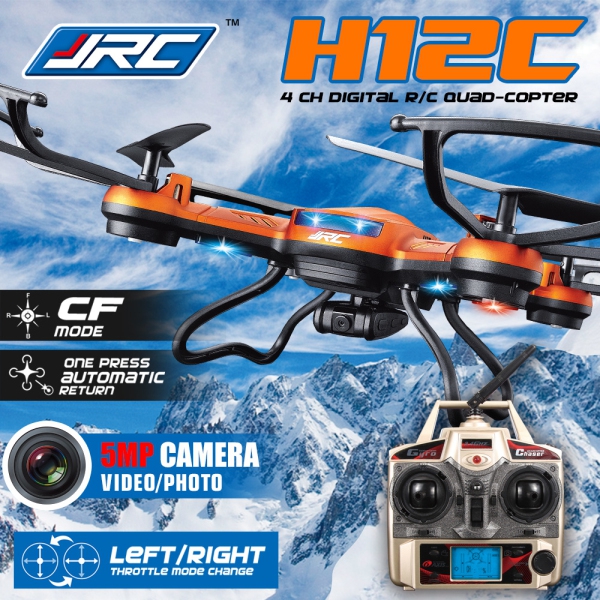 JJRC H12C Headless Mode One Key Return RC Quadcopter With 5MP Camera 