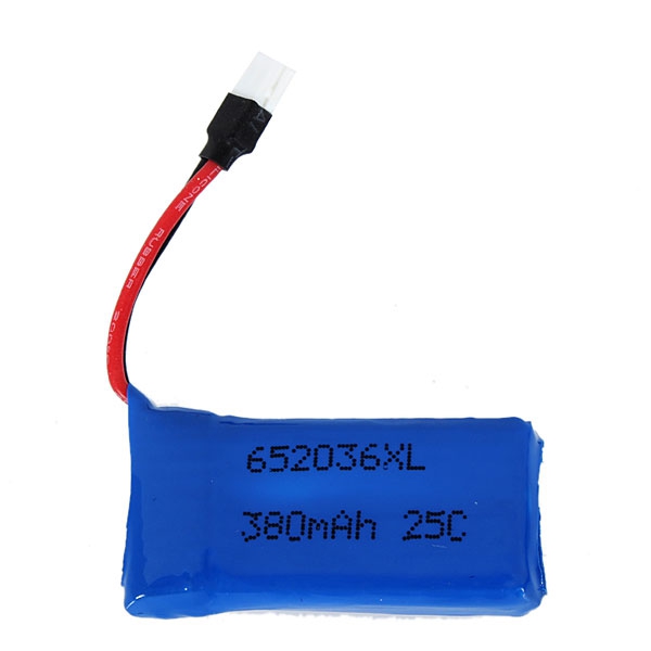5 x Upgraded 25C 3.7V 380MAH Battery For Hubsan H107 X4 Ladybird