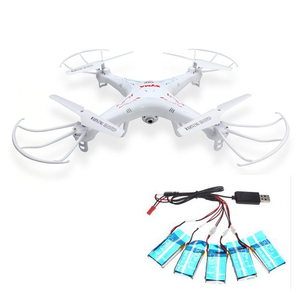 Syma X5C Explorers RC Quadcopter with 1 To 5 3.7V 600MAH Battery