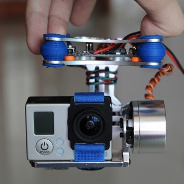 FPV 2 Axis Brushless Gimbal With Controller For DJI Phantom GoPro 3