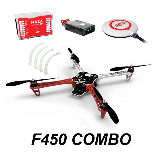 DJI NAZA-M Lite GPS F450 KIT With ESC Motor Blade Landing Gear Combo