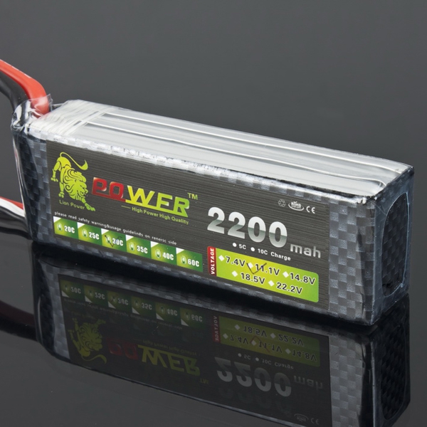 Lion Power 11.1V 2200mAh 30C LiPo Battery BT680