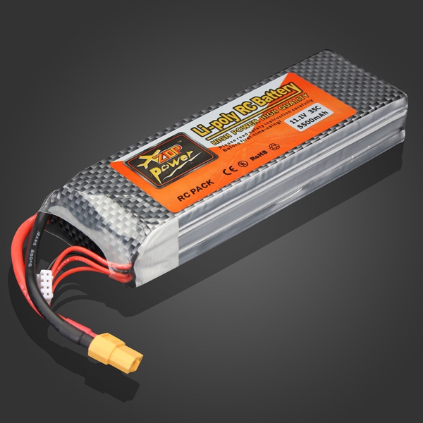 ZOP Power 11.1V 5500mAh 35C Lipo Battery XT60 Plug