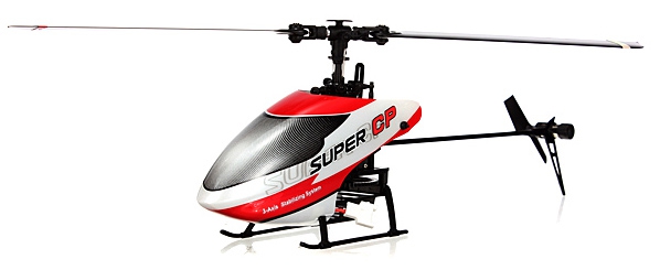 Walkera Super CP 6CH 3D Flybarless 3-Axis-Gyro RC Helicopter BNF