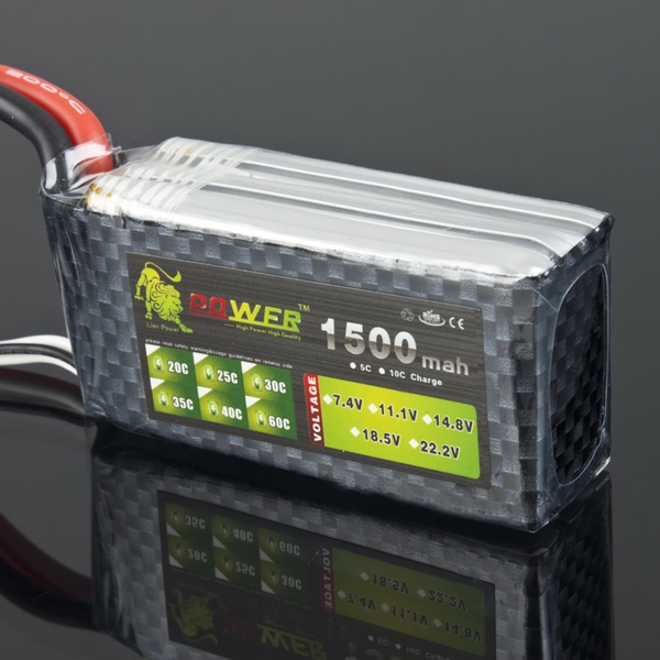 Lion Power 11.1V 1500mAh 35C LiPo Battery BT687 