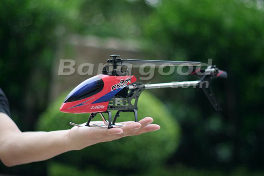 FX071C 2.4G 4CH 6-Axis Gyro Flybarless RC Helicopter