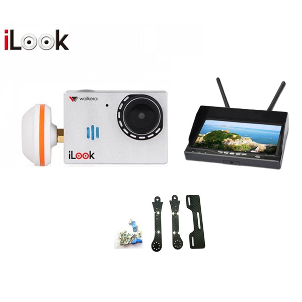 Walkera FPV iLook Camera with RX LCD5802 Monitor & Carbon Fiber Holder