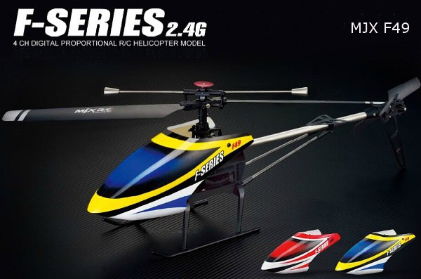 MJX F49 2.4G 4CH Single-blade RC Helicopter With Videography Function